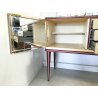 CREDENZA SPECCHIERA DESIGN UMBERTO MASCAGNI VINTAGE SIDEBOARD MIRROR CABINET