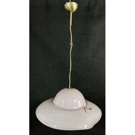 LAMPADARIO LA MURRINA CAPPELLO FIRMATO VETRO SOFFIATO LAMPADA SOFFITTO MURANO 