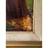 QUADRO SILVANO CASELLI FIRMATO PAESAGGIO CASA CAMPAGNA DIPINTO OLIO EPOCA ITALIA
