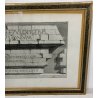 ANTICA STAMPA PIRANESI G BATTISTA ROMA EPOCA ACQUAFORTE MAUSOLEO CAJO CESTIO 800