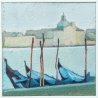 Dipinto a olio di Sergio GIANNINI, Scorcio di Venezia
