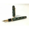 PENNA STILOGRAFICA CORPO LEGNO DIPINTO PENNINO IRIDIUM VINTAGE FOUNTAIN PEN