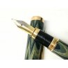 PENNA STILOGRAFICA CORPO LEGNO DIPINTO PENNINO IRIDIUM VINTAGE FOUNTAIN PEN