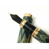 PENNA STILOGRAFICA CORPO LEGNO DIPINTO PENNINO IRIDIUM VINTAGE FOUNTAIN PEN