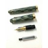 PENNA STILOGRAFICA CORPO LEGNO DIPINTO PENNINO IRIDIUM VINTAGE FOUNTAIN PEN
