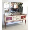 CREDENZA SPECCHIERA DESIGN UMBERTO MASCAGNI VINTAGE SIDEBOARD MIRROR CABINET