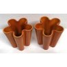 COPPIA VASI SAN CRISTOFORO CERAMICA GIO PONTI E RICHARD GINORI FIRMATI ANNI 30