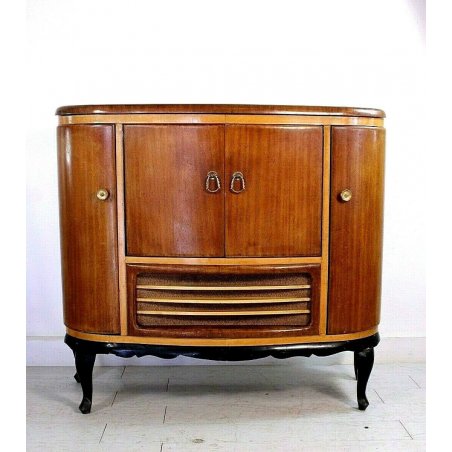 ANTICO MOBILE CONSOLLE BAR DECO RADIO GIRADISCHI Lesa  ANNI '30/'40 MILANO STIPO
