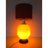 ANTICA LAMPADA TAVOLO DESIGN STILNOVO ARANCIONE 2 LIVELLI MADE ITALY EPOCA 1970