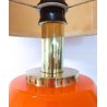 ANTICA LAMPADA TAVOLO DESIGN STILNOVO ARANCIONE 2 LIVELLI MADE ITALY EPOCA 1970