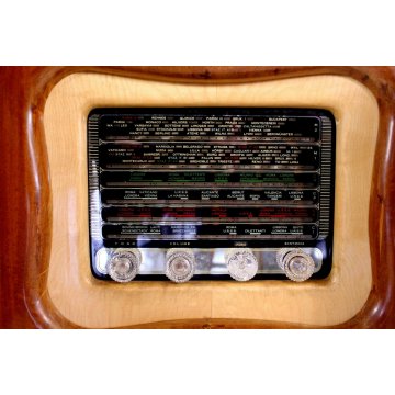 ANTICO MOBILE CONSOLLE BAR DECO RADIO GIRADISCHI Lesa  ANNI '30/'40 MILANO STIPO