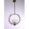 LAMPADARIO MURANO TRASPARENTE BAROVIER E TOSO VINTAGE VETRO GLASS MODERNARIATO 
