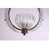 LAMPADARIO MURANO TRASPARENTE BAROVIER E TOSO VINTAGE VETRO GLASS MODERNARIATO 