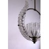 LAMPADARIO MURANO TRASPARENTE BAROVIER E TOSO VINTAGE VETRO GLASS MODERNARIATO 