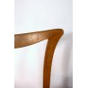 SET 3 SEDIA VINTAGE DESIGN Vittorio Dassi LEGNO STOFFA VINTAGE CHAIR ANNI 50 