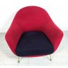 POLTRONA DESIGN ANNI 60 VIOLA FUCSIA VINTAGE ARMCHAIR FAUTEUIL MODERNARIATO OLD