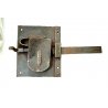 ANTICA GRANDE SERRATURA CHIAVE ferro battuto 600 FUNZIONANTE DOOR LOCK IRON KEY 