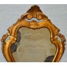 COPPIA ANTICA SPECCHIERA DORATA epoca 900 LIBERTY LUME OLD GOLDEN MIRROR LAMPADA