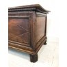 ANTICA CASSAPANCA 1700 LEGNO PLANCE NOCE MASSELLO SCOLPITA EPOCA PANCA BAULE