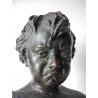 ANTICO BUSTO BRONZO BAMBINO LACRIME PIANTO STILE MEDARDO ROSSO SCULTURA STATUA