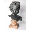 ANTICO BUSTO BRONZO BAMBINO LACRIME PIANTO STILE MEDARDO ROSSO SCULTURA STATUA