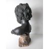ANTICO BUSTO BRONZO BAMBINO LACRIME PIANTO STILE MEDARDO ROSSO SCULTURA STATUA