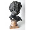 ANTICO BUSTO BRONZO BAMBINO LACRIME PIANTO STILE MEDARDO ROSSO SCULTURA STATUA