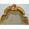 COPPIA ANTICA SPECCHIERA LIBERTY DORATA epoca 900 LUME OLD GOLDEN MIRROR LAMPADA