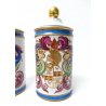 Coppia vaso, barattolo SEVRES, porcellana dipinta
