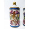 Coppia vaso, barattolo SEVRES, porcellana dipinta