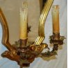 COPPIA ANTICA SPECCHIERA LIBERTY DORATA epoca 900 LUME OLD GOLDEN MIRROR LAMPADA