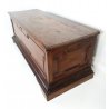 ANTICA CASSAPANCA OTTOCENTO LEGNO NOCE MASSELLO EPOCA 800 PANCA BAULE ORIGINALE