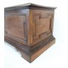 ANTICA CASSAPANCA OTTOCENTO LEGNO NOCE MASSELLO EPOCA 800 PANCA BAULE ORIGINALE