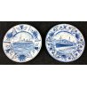 Coppia di piatti in ceramica G. MAZZOTTI, Albisola
