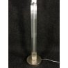 LAMPADA TERRA TAVOLO TULIPANO VETRO BIANCO DESIGN VINTAGE OLD LAMP FRANCIA 1960