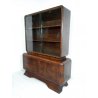 Credenza, vetrina decò in radica. Italia, Anni 40
