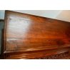 ANTICA CASSAPANCA LOMBARDA legno NOCE epoca 700 RINASCIMENTALE OLD WOOD CHEST
