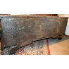 ANTICA CASSAPANCA LOMBARDA legno NOCE epoca 700 RINASCIMENTALE OLD WOOD CHEST
