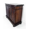 ANTICA CREDENZA VALDOSTANA LEGNO NOCE PATINA ORIGINALE SETTECENTO EPOCA 1700