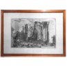 ANTICA STAMPA PIRANESI G. BATTISTA ROMA EPOCA ACQUAFORTE TEMPIO SIBILLA 1800 OLD