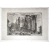 ANTICA STAMPA PIRANESI G. BATTISTA ROMA EPOCA ACQUAFORTE TEMPIO SIBILLA 1800 OLD
