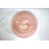 VASO ICHENDORF VETRO SOFFIATO DESIGN SPIRALE CRISTALLO ROSA CORALLO GLASS VASE 