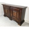 Credenza in noce massello a due ante, 1800
