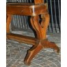 ANTICA SPECCHIERA BASCULANTE IMPERO Carlo X 1830 LEGNO NOCE PSICHE SPECCHIO OLD