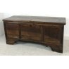 ANTICA CASSAPANCA NOCE LEGNO PLANCIA UNICA PANCA BAULE EPOCA 1800 OLD PIEMONTESE
