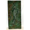 CERAMICA TERRACOTTA ROMACREA VENERE BOTTICELLI BASSORILIEVO PIASTRELA FORMELLA