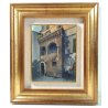 ANTICO QUADRO ROMA TRASTEVERE FIRMATO A. STERLINI  DIPINTO OLIO EPOCA TELA