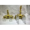 SET TAVOLA ANTIPASTIERA OLIERA SALIERA FORMAGGIERA PUTTI STILE VENEZIANO RESINA