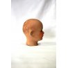 ANTICA TESTA BAMBOLA EPOCA TESTINA GESSO DOLL HEAD HANDMADE GYPSUM PRIMI '900