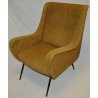 ANTICA POLTRONA IMBOTTITA Senior DESIGN Marco Zanuso anni 50 SEDIA OLD CHAIR